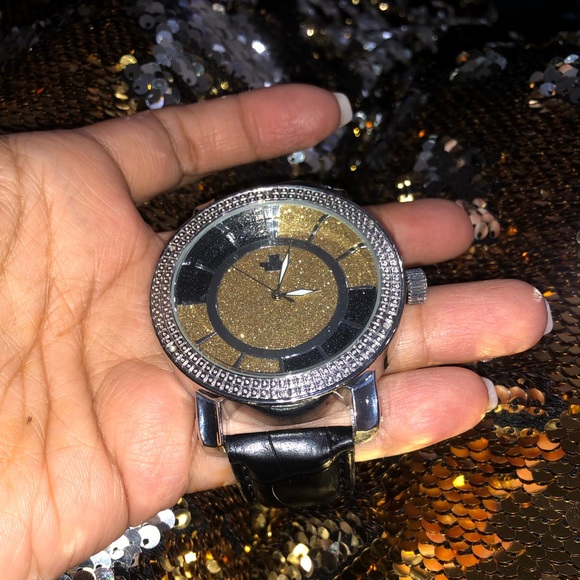 Real diamond watch for men, NOT CZ, NOT LAB Made, best gift for men, custom made - Picture 3 of 9